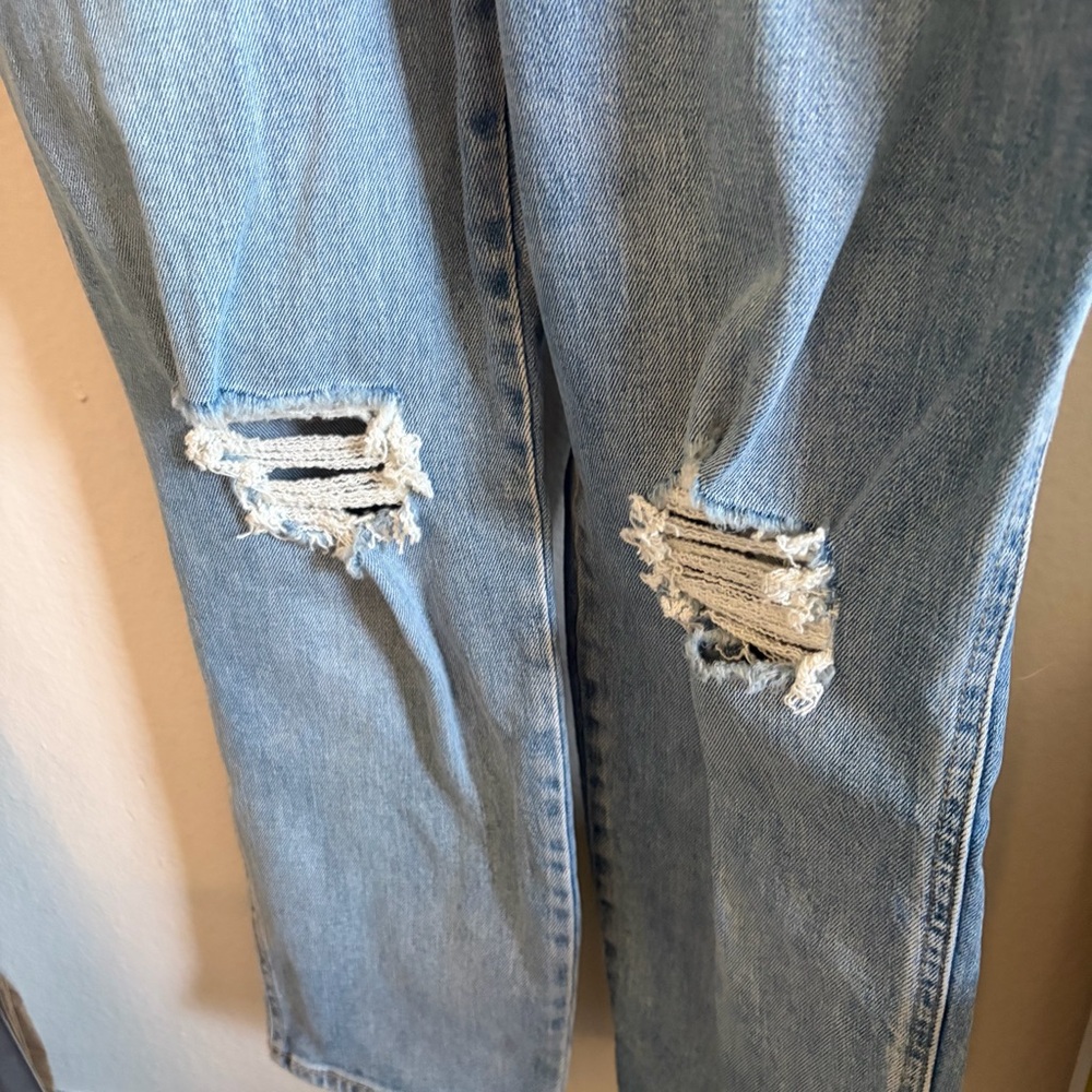 Old Navy Light Blue Denim Overalls - Picture 8 of 9